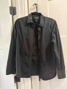 Slim-fit stretch cotton poplin shirt